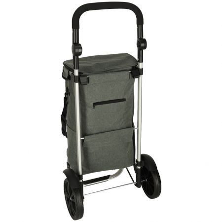 Salokāmā soma iepirkumiem uz riteņiem 40l 100cm (preces kods 3141) pelēka