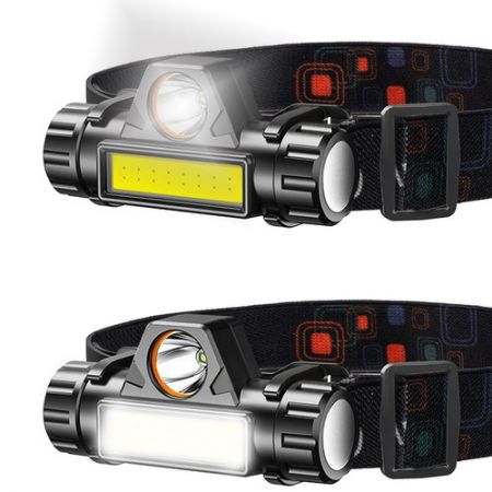 Налобный фонарик LED USB (P18371)