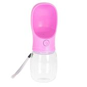 Suņu pudele-bļoda 350ml pink