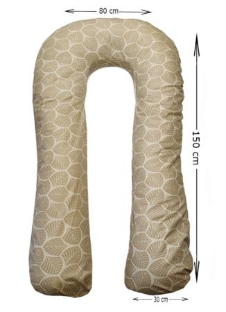 Подушка для беременных MAXI ПОДКОВА beige