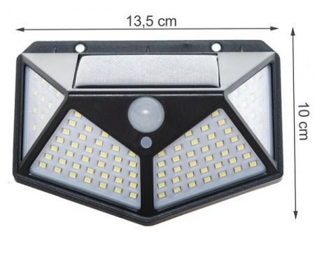 Лампа с солнечной батареей с датчиком движения 100LED (P10720/129880/5087/P24240)
