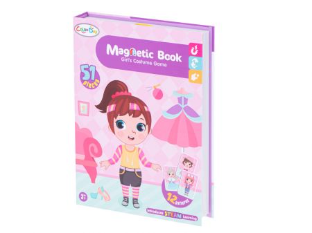 Магнитная книга Одень куклу 51 эл. (5428_2/P24709/P26654)
