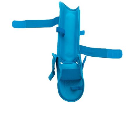 Smai Защита голени и стопы Shin/Instep protection WKF синяя