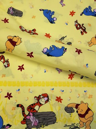 Bērnu gultas veļas komplekts HAPPY POOH (4091)
