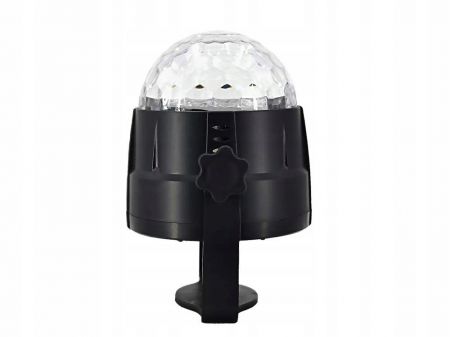 Проектор диско шар RGB LED с питанием от сети + пульт (P12268)