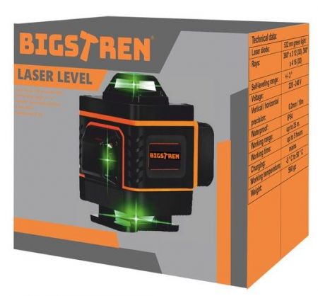 Lāzera līmenis 16 līniju 360 grādu (P18763) Noma