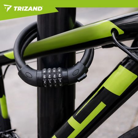 Velosipēda slēdzene ar kodu 120 cm (P27338)