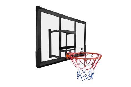 Щит баскетбольный Bilaro Dakota 120x80 см, с кольцом и сеткой BL62102