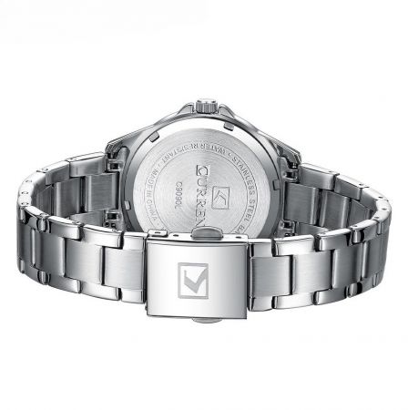 CURREN Vīriešu rokas pulkstenis 9090 (ZC045B) + BOX silver/green