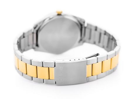 CASIO Vīriešu pulkstenis MTP-1302SG-1BV (ZD072O) + BOX silver/gold