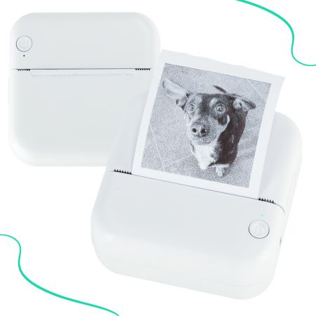 Мини портативный принтер квадрат USB (4218)