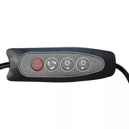 Лампа - лупа с подсветкой black P22691/P23893