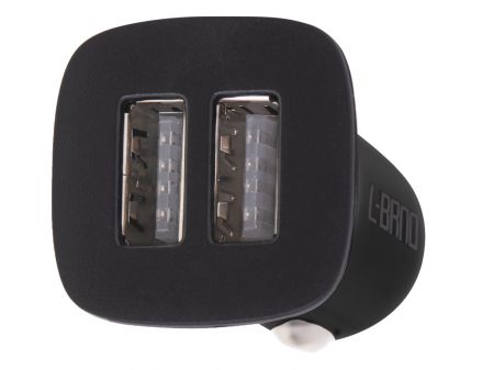 Автомобильное зарядное устройство DUAL USB + Micro USB черное (5333_1)