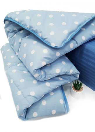 Детское стеганое шерстяное одеяло ALL SEASONS kids blue 100x140 cm