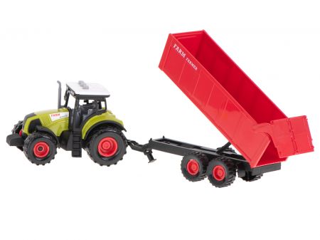 Traktors ar LED piekabi + skaņas efekti (5909)