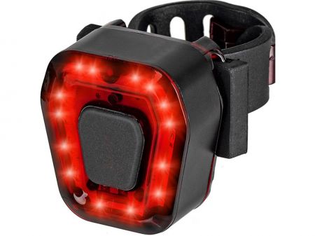 Velosipēda aizmugurējais lukturis USB (P14494)