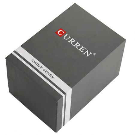 CURREN Vīriešu rokas pulkstenis 8411 (ZC037B) + BOX silver/green