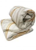 Стёганое шерстяное одеяло PREMIUM SOFT beige 140x200 cm