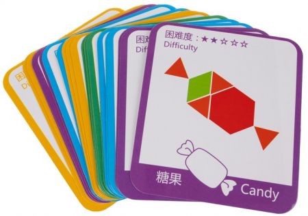 Деревянный пазл Монтессори Tangram 179эл. (P17253)