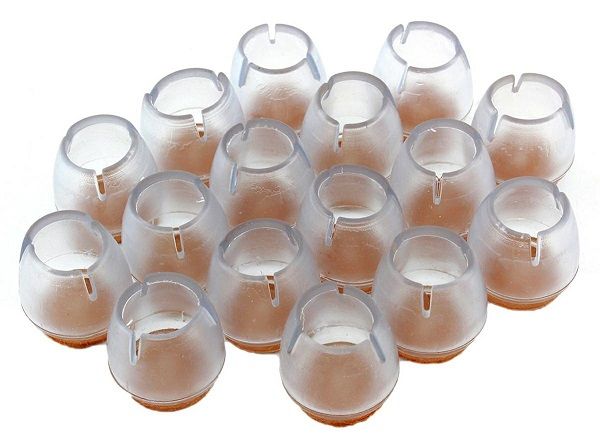 Pretslīdes silikona paliktņi mēbeļu kājām 16 gab. 25-29 mm (PAG562D)