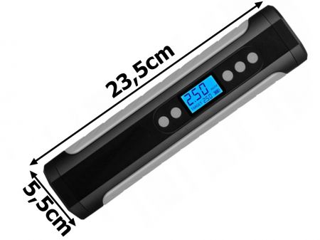 Elektriskais sūknis automašīnām, velosipēdiem un bumbām LCD 10bar (P14500)