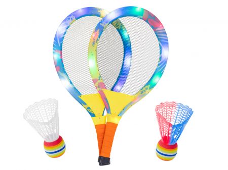 Набор для бадминтона Теннисные ракетки LED + воланы (6180)