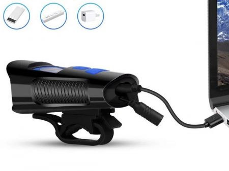 LED velosipēdu lukturis ar skaitītāju (P14490)