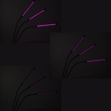 Audzēšanas lampa Fitolampa 3 paneli LED (3090)