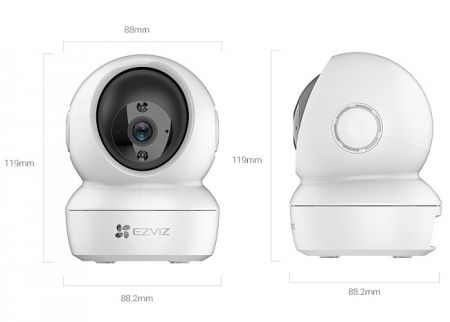 EZVIZ Панорамная 4-мегапиксельная видеокамера для помещений H6C (CS-H6c)