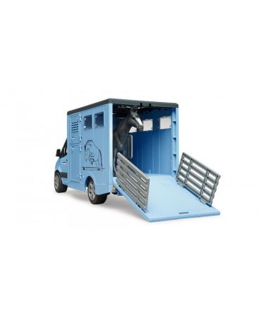 BRUDER Перевозка животных с фигуркой лошади Mercedes Benz Sprinter (4001702026745)