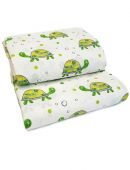 Хлопковая пелёнка 85x85 см TURTLES
