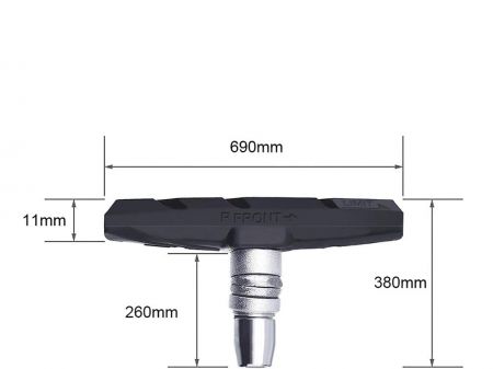 V-brake tipa bremžu klucīši ar vītni (P14583)