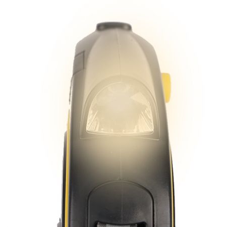 Автоматический поводок для собак с фонариком 5м/10-25кг (P25965) желтый