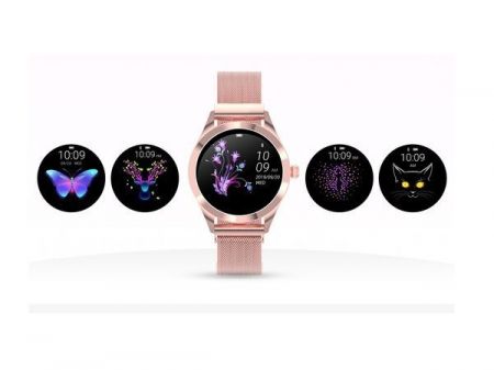 Gino Rossi Smartwatch SW017-6 r.gold/black (SG011F)