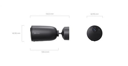 EZVIZ EB3 4G Аккумуляторная камера + солнечная панель 5 Вт (CS-EB3/SP)