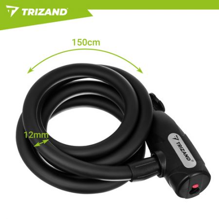 Velosipēda slēdzene 150 cm (P27614)