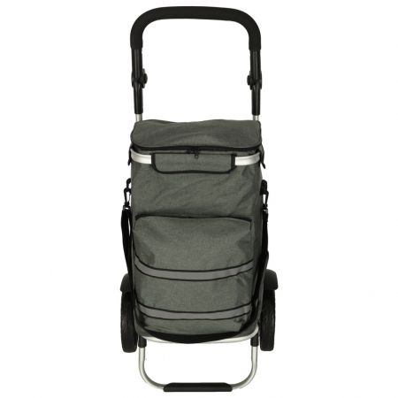 Salokāmā soma iepirkumiem uz riteņiem 40l 100cm (preces kods 3141) pelēka