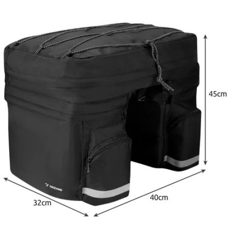 Велосипедная сумка 60л + чехол от дождя (preces kods P23798)