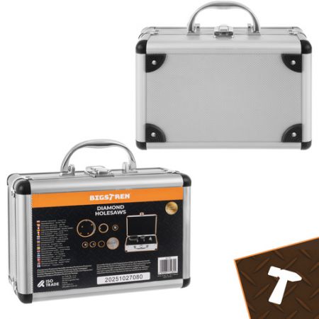 Dimanta kroņurbju komplekts koferī 7 gab. M14 6-68 mm (P27080)