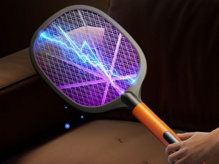 Elektriskais mušu sitamais - slazds uzlādējams UV (P24612)