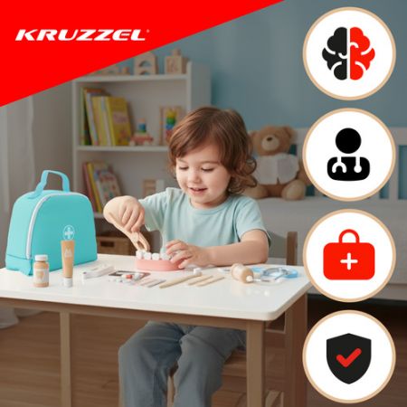 Mazā zobārsta komplekts 24 daļas Kruzzel (P26421)