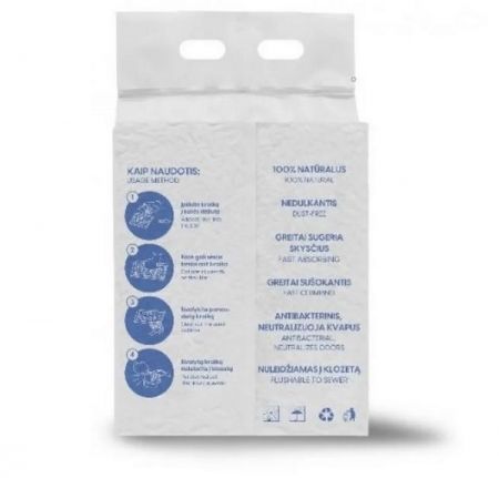 BelCat Tofu Clumping Cat Litter Milk натуральный гранулированный наполнитель без запаха 6л (6972229785713)