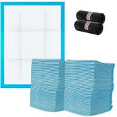 Подклады гигиенические (одноразовые) 33x45 см 100 шт. + мешочки 30 шт. P17213