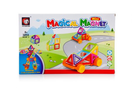 Magnētiskais konstruktors Magical Magnet Mini 38 gab. 3+ v2 (9819)