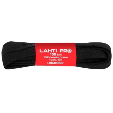 LAHTI PRO Шнурки плоские 100 см 1 пара черные (5903755119650)