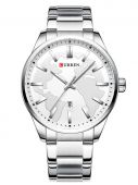 CURREN Vīriešu rokas pulkstenis 8366 (ZC030A) + BOX silver