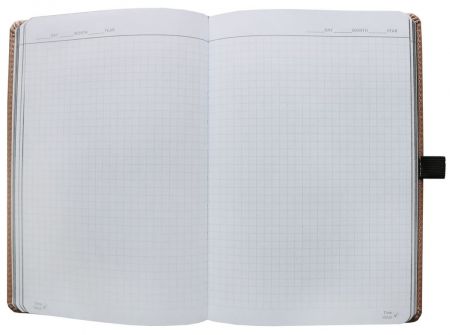 Klade - planotājs UNIVERSAL BLACK EDITION, A5,ar gumiju, laima krāsa (100-07409)