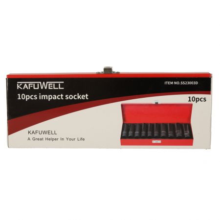 Головки ударные 1/2'' 10-24 мм набор из 10 шт. (4723)