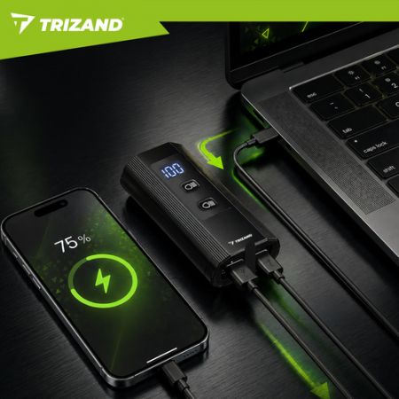 Велосипедный передний и задний фонарь 1300lm 5200mAh USB (P27800)