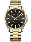 CURREN Vīriešu rokas pulkstenis 9090G (ZC041B) + BOX gold/silver